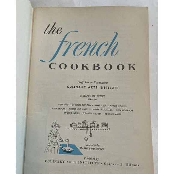1950s Culinary Arts Institute Cookbooks Italian French Gourmet MCM Lot of 12 - Picture 13 of 16